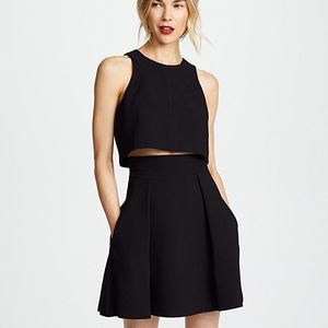 Black Halo Sanibel 2 piece dress, size 2